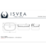 Wastafel Infinity Ovaal Mat Petrol Groen⎢Isvea Opbouw wasbak 60cm⎢met kraangat zonder overloop