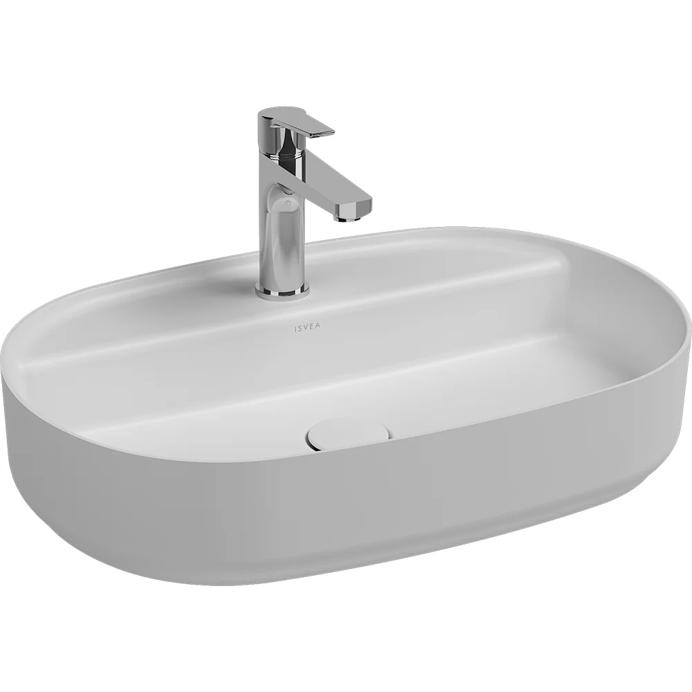Lavabo de salle de bain encastré ovale Desmo Simas 53 cm Lavabo de salle de bain encastré ovale Desmo Simas 53 cm