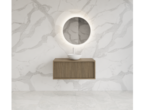 Wastafelmeubel 60cm Ash Gray⎢Gliss Heronimus⎢1 softclose lade