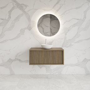 Wastafelmeubel 60cm Ash Gray⎢Gliss Heronimus⎢1 softclose lade