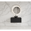 GLISS DESIGN Wastafelmeubel 60cm Black Veneer⎢Gliss Heronimus⎢1 softclose lade