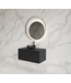 Wastafelmeubel 60cm Black Veneer⎢Gliss Heronimus⎢1 softclose lade