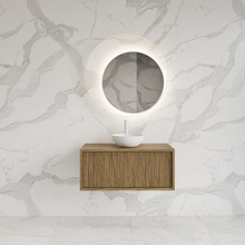 Wastafelmeubel 60cm Castle Brown⎢Gliss Heronimus⎢1 softclose lade