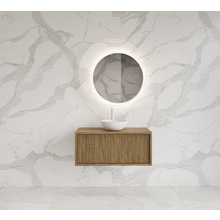 Wastafelmeubel 60cm Castle Brown⎢Gliss Heronimus⎢1 softclose lade