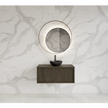 Wastafelmeubel 60cm Charcoal⎢Gliss Heronimus⎢1 softclose lade