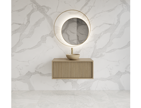 Wastafelmeubel 60cm Corn Silk⎢Gliss Heronimus⎢1 softclose lade