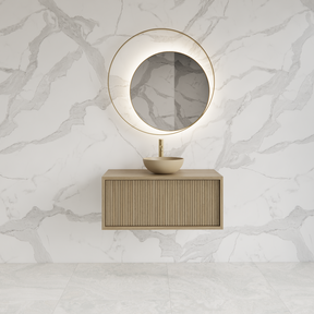 Wastafelmeubel 60cm Corn Silk⎢Gliss Heronimus⎢1 softclose lade