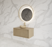 Wastafelmeubel 60cm Corn Silk⎢Gliss Heronimus⎢1 softclose lade