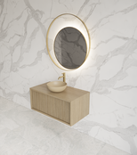 Wastafelmeubel 60cm Corn Silk⎢Gliss Heronimus⎢1 softclose lade