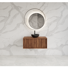 Wastafelmeubel 60cm Walnut⎢Gliss Heronimus⎢1 softclose lade