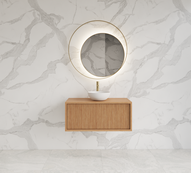 Wastafelmeubel 70cm Pure⎢Gliss Heronimus⎢1 softclose lade