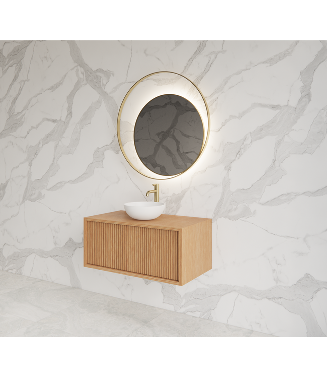 GLISS DESIGN Wastafelmeubel 70cm Pure⎢Gliss Heronimus⎢1 softclose lade