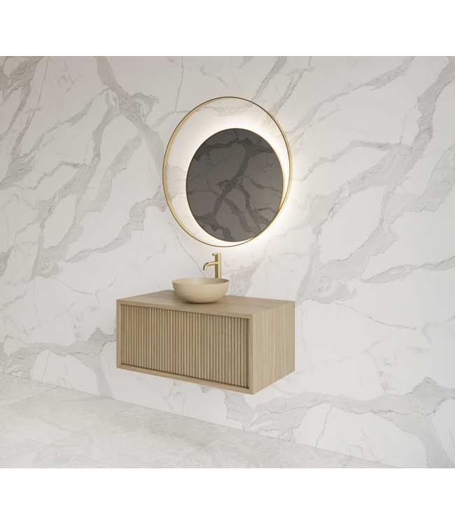 GLISS DESIGN Wastafelmeubel 70cm Corn Silk⎢Gliss Heronimus⎢1 softclose lade