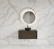 Wastafelmeubel 70cm Charcoal⎢Gliss Heronimus⎢1 softclose lade