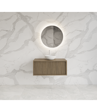 GLISS DESIGN Wastafelmeubel 70cm Ash Gray⎢Gliss Heronimus⎢1 softclose lade