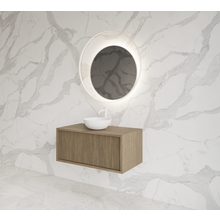 Wastafelmeubel 80cm Ash Gray⎢Gliss Heronimus⎢1 softclose lade