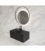 GLISS DESIGN Wastafelmeubel 80cm Black Veneer⎢Gliss Heronimus⎢1 softclose lade