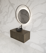 Wastafelmeubel 80cm Charcoal⎢Gliss Heronimus⎢1 softclose lade Wastafelmeubel 80cm Charcoal⎢Gliss Heronimus⎢1 softclose lade