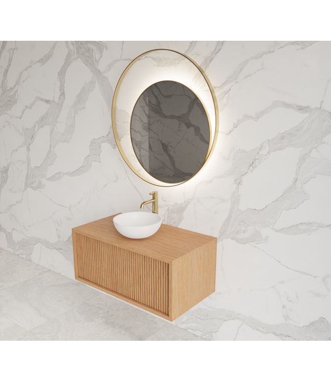 Wastafelmeubel 80cm Pure⎢Gliss Heronimus⎢1 softclose lade