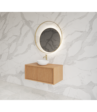 GLISS DESIGN Wastafelmeubel 80cm Pure⎢Gliss Heronimus⎢1 softclose lade