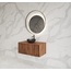 GLISS DESIGN Wastafelmeubel 80cm Walnut⎢Gliss Heronimus⎢1 softclose lade