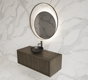 Wastafelmeubel 90cm Charcoal⎢Gliss Heronimus⎢1 softclose lade Wastafelmeubel 90cm Charcoal⎢Gliss Heronimus⎢1 softclose lade