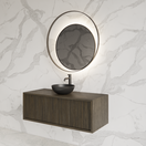 Wastafelmeubel 90cm Charcoal⎢Gliss Heronimus⎢1 softclose lade