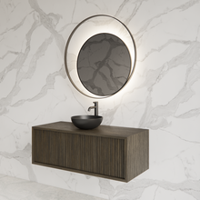 Wastafelmeubel 90cm Charcoal⎢Gliss Heronimus⎢1 softclose lade