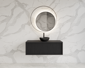 Wastafelmeubel 90cm Black Veneer⎢Gliss Heronimus⎢1 softclose lade