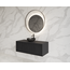 GLISS DESIGN Wastafelmeubel 90cm Black Veneer⎢Gliss Heronimus⎢1 softclose lade