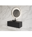 Wastafelmeubel 90cm Black Veneer⎢Gliss Heronimus⎢1 softclose lade