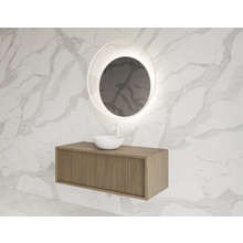 Wastafelmeubel 90cm Ash Gray⎢Gliss Heronimus⎢1 softclose lade