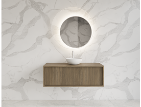 Wastafelmeubel 100cm Ash Gray⎢Gliss Heronimus⎢1 softclose lade