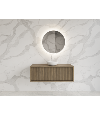 GLISS DESIGN Wastafelmeubel 100cm Ash Gray⎢Gliss Heronimus⎢1 softclose lade