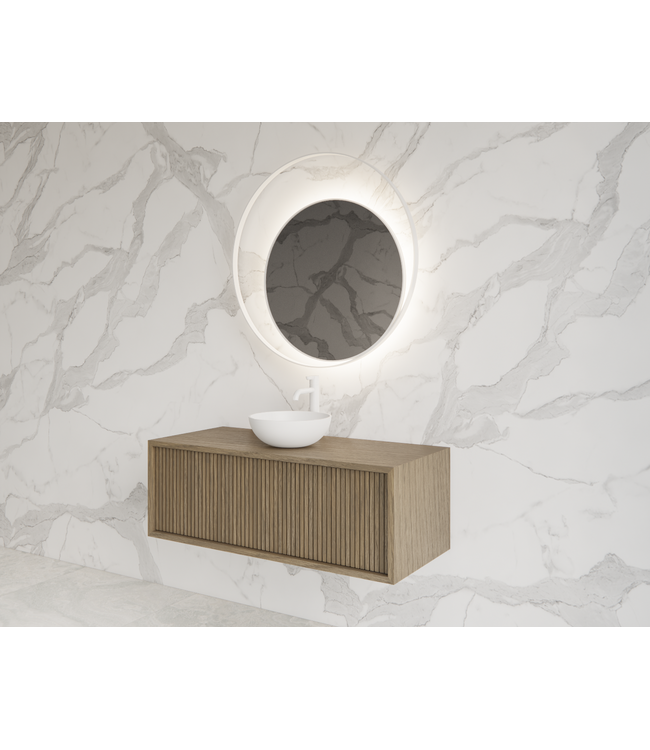 GLISS DESIGN Wastafelmeubel 100cm Ash Gray⎢Gliss Heronimus⎢1 softclose lade