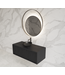 Wastafelmeubel 100cm Black Veneer⎢Gliss Heronimus⎢1 softclose lade