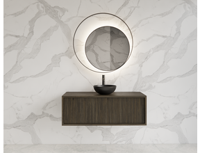 Wastafelmeubel 100cm Charcoal⎢Gliss Heronimus⎢1 softclose lade