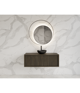 GLISS DESIGN Wastafelmeubel 100cm Charcoal⎢Gliss Heronimus⎢1 softclose lade