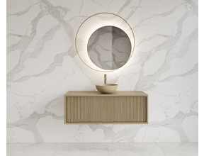 Wastafelmeubel 100cm Corn Silk⎢Gliss Heronimus⎢1 softclose lade