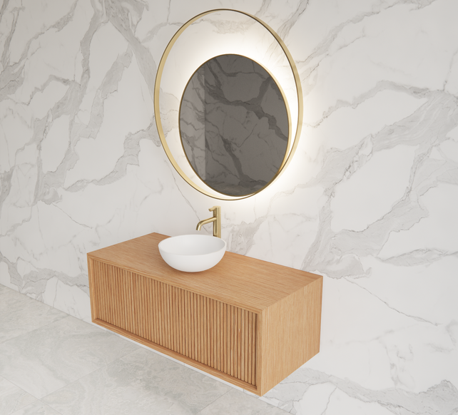 Wastafelmeubel 100cm Pure⎢Gliss Heronimus⎢1 softclose lade