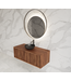 Wastafelmeubel 100cm Walnut⎢Gliss Heronimus⎢1 softclose lade