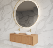 Wastafelmeubel 120cm Pure⎢Gliss Heronimus⎢1 of 2 softclose lades Wastafelmeubel 120cm Pure⎢Gliss Heronimus⎢1 of 2 softclose lades