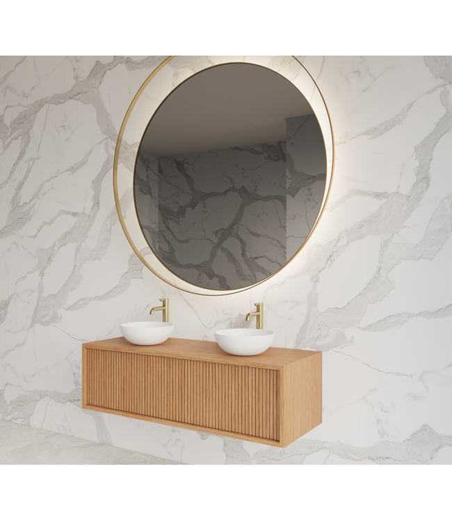 GLISS DESIGN Wastafelmeubel 120cm Pure⎢Gliss Heronimus⎢1 of 2 softclose lades