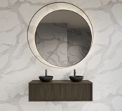 Wastafelmeubel 120cm Charcoal⎢Gliss Heronimus⎢1 of 2 softclose lades Wastafelmeubel 120cm Charcoal⎢Gliss Heronimus⎢1 of 2 softclose lades