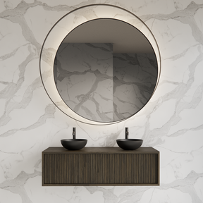 Wastafelmeubel 120cm Charcoal⎢Gliss Heronimus⎢1 of 2 softclose lades