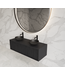 Wastafelmeubel 120cm Black Veneer⎢Gliss Heronimus⎢1 of 2 softclose lades