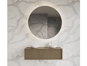 Wastafelmeubel 120cm Ash Gray⎢Gliss Heronimus⎢1 of 2 softclose lades