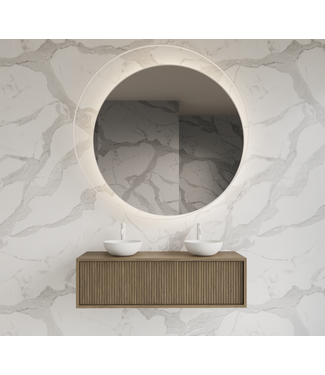 GLISS DESIGN Wastafelmeubel 120cm Ash Gray⎢Gliss Heronimus⎢1 of 2 softclose lades