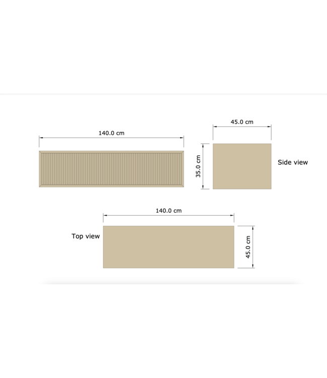 Wastafelmeubel 140cm Ash Gray⎢Gliss Heronimus⎢1 of 2 softclose lades