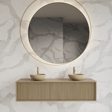 Wastafelmeubel 140cm Corn Silk⎢Gliss Heronimus⎢1 of 2 softclose lades